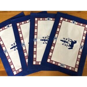 Hartstone Home Textiles Placemats Set of 4 Horse Weathervane Country Farmhouse